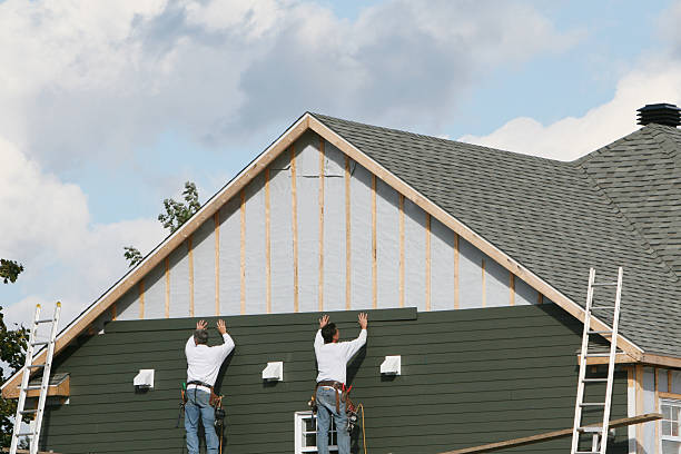 Professional Siding Replacement technician working in Curwensville, PA